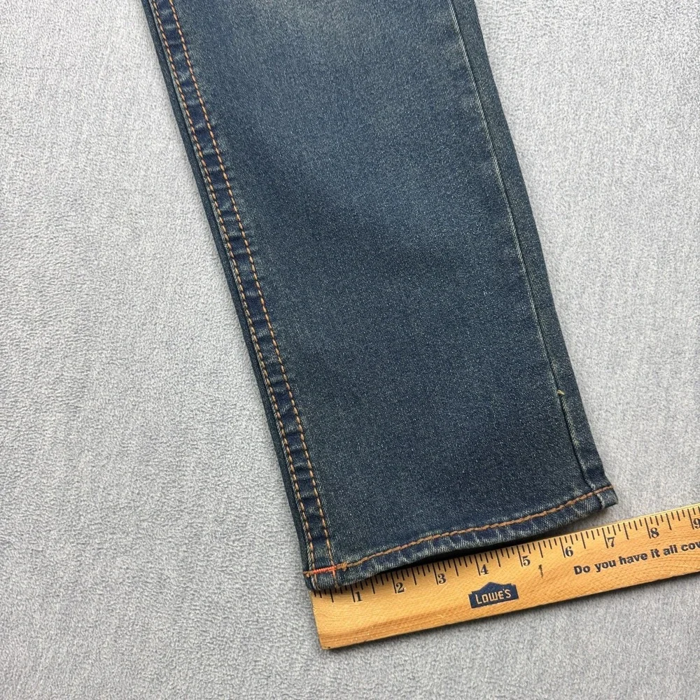 True Religion Jeans Mens 34X33 Blue Geno Big T Flap Pocket Slim Stretch Pant NWT